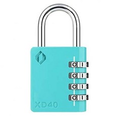 자커 컬러 브리스터 다이얼 자물쇠 XD40 에메랄드, 1개