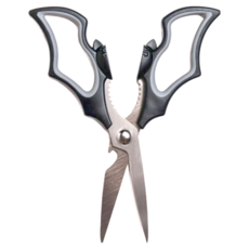 OTOTO Elizabat 廚房剪刀, 不含雙酚A(BPA Free), 食品安全, 可用洗碗機, 1支, 蝙蝠, 21.5 x 11.5 x 1cm