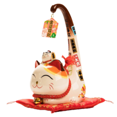 半島良品 招財貓擺飾, 長尾款 金運招財