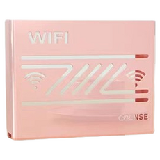 COLNSE 벽걸이형 와이파이 보관 박스, 핑크, 1개