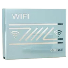 COLNSE 벽걸이형 와이파이 보관 박스, 블루, 1개