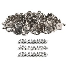 Sonjabisesang 壓鑄角鐵 100入 + 專用螺絲 200入 套組 鎳, 1套