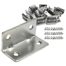 Sonjabisesang L型角鐵 100入 + 專用螺絲 400入 套組 銀色, 1套