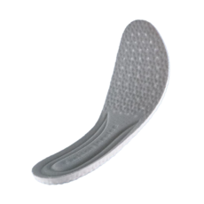 小麥購物 乳膠鞋墊 灰面白底 Y285 37g, 3雙