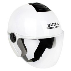 아우라헬멧 슈마 XQ 경량 오토바이 헬멧, 화이트