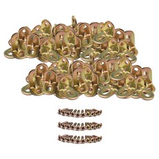 Sonjabisesang 橢圓沖孔角鐵 自然色 100入 +專用螺絲 200入 套組, 1套