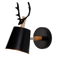 Honey Comb 北歐原木麋鹿壁燈 E27 客廳臥室壁燈, KC1730-35