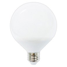 장수램프 LED 전구 볼전구 G95 숏타입 화이트 12W, 전구색, 1개