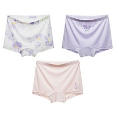 아이스 수채화 여아용 사각팬티 3종 세트 PJ1012