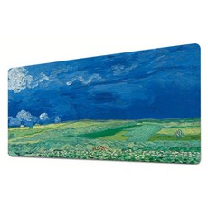 Star Store 風景圖 防滑 大型 桌墊 800 x 300 x 2 mm 設計 5, 1個, 混色