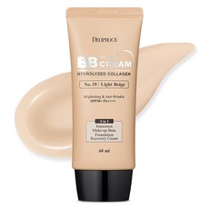 DEOPROCE 迪普詩 魔法膠原蛋白BB霜 SPF50+ PA++++, 19 Light Beige, 60ml, 1條
