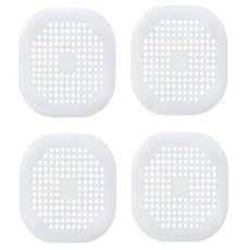 MyGongGam 矽膠排水口蓋過濾網, 白色, 4個