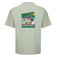 Court Advantage Paeki&Co 運動機能性短袖圓領T恤 CDT-24F31, 1個, K MINT