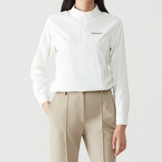 Gospheres 女款 LINE 半拉鍊防風夾克 PW3FMT14