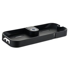 InMUSE 淋浴桿浴室置物架組, 1套, 黑色