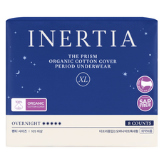 inertia The Prism穿著式夜用衛生棉 大型, 1組, 8入, 特大型