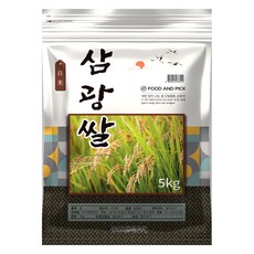 푸드앤픽 2025년산 햅쌀 삼광쌀, 5kg, 1개, 특등급 5kg, 1개, 특등급