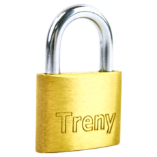 TRENY 高級銅掛鎖 HD-9160 30mm, 1個