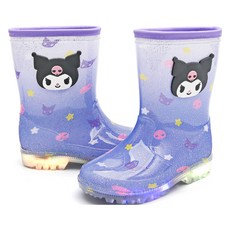 SHOELAMODE 三麗鷗兒童酷洛米發光雨靴