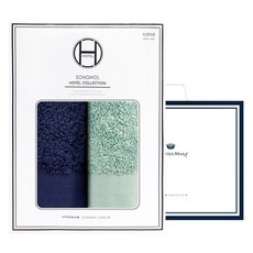 Songwol 松月 蘭斯頓 飯店毛巾 240g 40支 精梳棉 2入 禮盒組 + 提袋, 1套, 隨機出貨