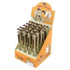 핑크풋 W 엔 G 그로밋 피규어 중성펜 0.5mm, 혼합색상, 20개