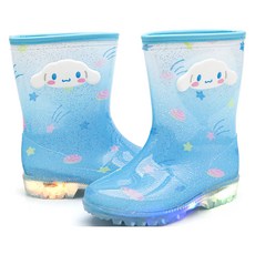 SHOELAMODE 兒童CH大耳狗發光雨靴