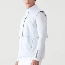 Gospheres 男款 FULL-ZIP 梭織背心 PM3FVT13