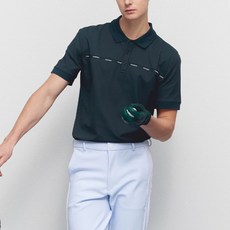 Gospheres 男士 LOGO 飾帶 POLO T恤 PM2PPK29