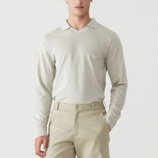 Gospheres 男士 STRIPE RIB V領 POLO衫 PM3FPK27