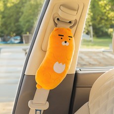 KAKAO FRIENDS 仰躺車用安全帶護套, 1個, 萊恩