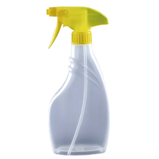 MEI HUA 梅花牌 清潔劑噴瓶 台灣製 400cc/500cc可選 噴霧狀可調整, Yellow, 1個