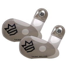 SaintMiller 易開式磁吸高爾夫球鐵桿套, 2個, 透明黑