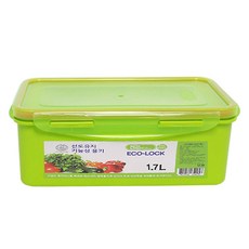 에코락 신선보관 기능성 보관기간연장 김치 밀폐용기, 1.7L, 1개