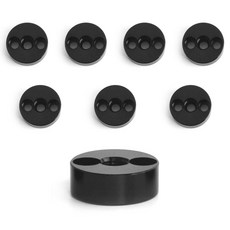 鋁管固定支架 黑色, 8個