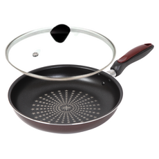 CHEFLINE 平底鍋 煎鍋 + 玻璃鍋蓋套組, 1套, 28cm