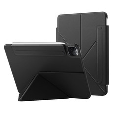 TABLESE 邊角保護 Folio 翻蓋保護殼 iPad Air 4/5/M2/M3/M4 11 黑色 ID-96 + 邊角保護 Folio 翻蓋保護殼, 1個