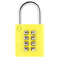 자커 컬러 브리스터 버튼 자물쇠 옐로우 XB35, 1개