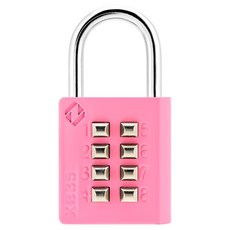 자커 컬러 브리스터 버튼 자물쇠 핑크 XB35, 1개