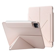 TABLESE 邊角保護對開式翻蓋保護套 IO-45, 1個, 粉紅色