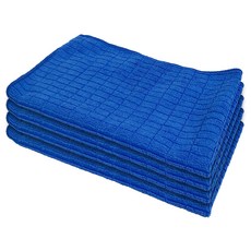 월드크린 고급 바둑 극세사 손걸레 블루, 4개