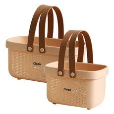 Beaurator Clean 可瀝水游泳包2件組, 蜜桃色