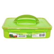 에코락 신선보관 기능성 보관기간연장 김치 밀폐용기, 1.6L, 1개