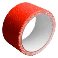 PVC 미끄럼 방지 안전 테이프 빨강 폭 5cm x 길이 5m, 1개