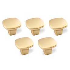 MONESPACE 浪漫家具單孔把手, 5個, 金色