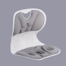 고급형 바른자세 편안한 쿠션 공부의자, MIT Gray