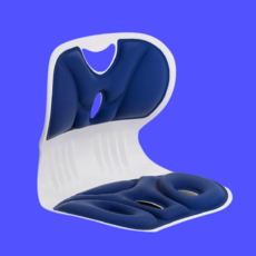 고급형 바른자세 편안한 쿠션 공부의자, MIT Navy