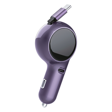 오토반 오토릴 PD지원 QC3.0 Qi2 선정리 60W 전차종 아이폰 갤럭시 C타입 초고속 충전기, AW-Z9751, 퍼플