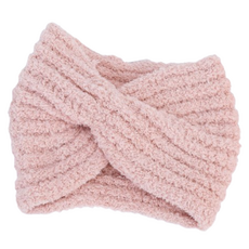 柔軟超細纖維洗臉髮帶 21*15cm, 粉紅色, 1個