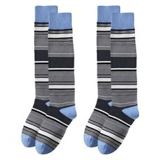 소니오 여성용 컬러풀 라인 니삭스 2족 세트