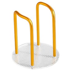 모나코올리브 알루미늄 와이어 심플 종이컵 정리대, 골드, 1개
